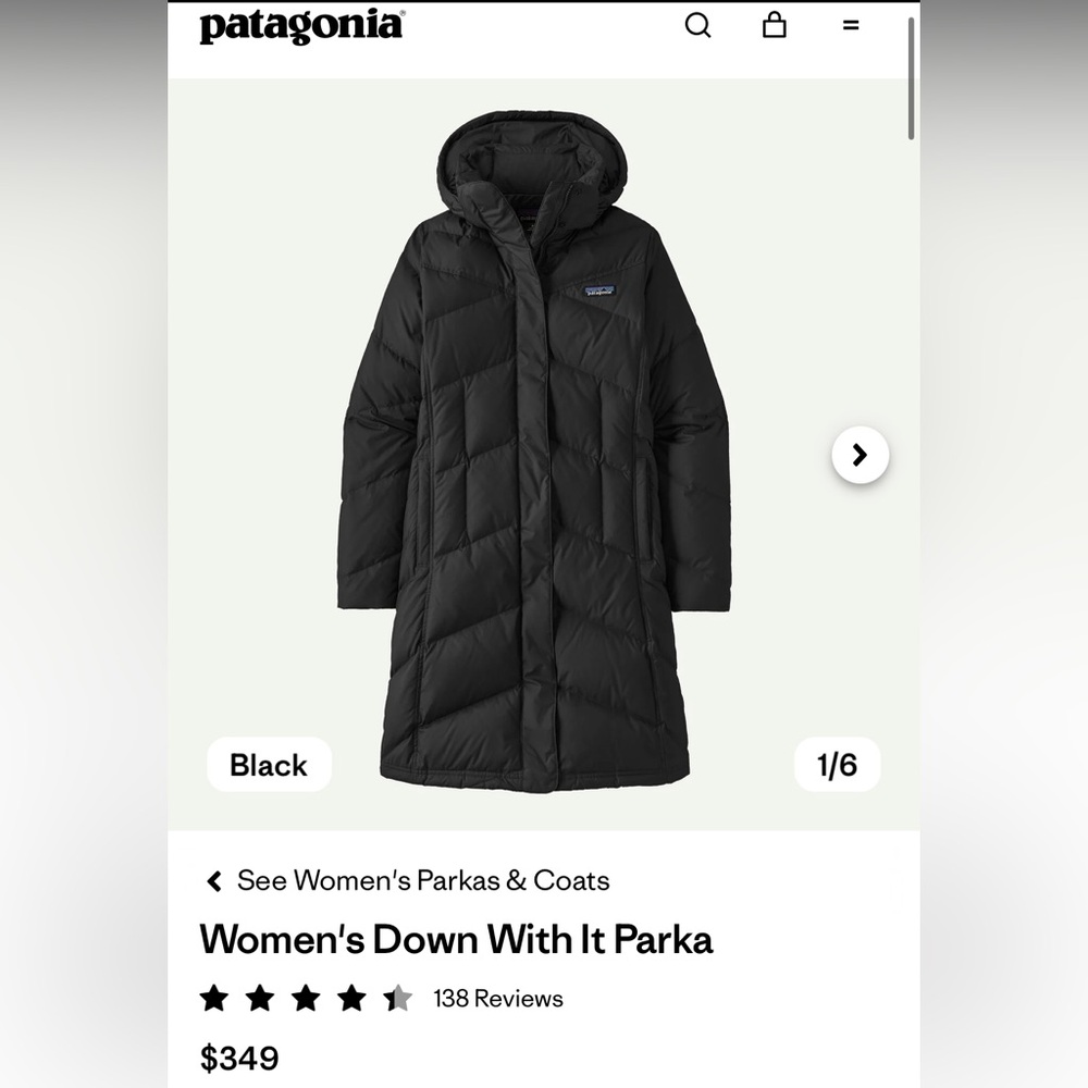 Patagonia Down With It Parka